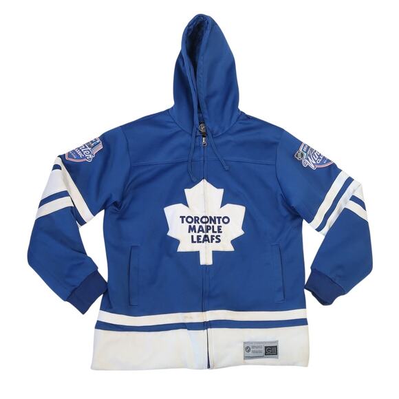Toronto Maple Leafs Blue Zip-Up Jacket G-III Sports NHL Team Mens M
